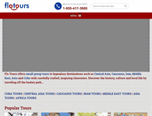 Tablet Screenshot of flotours.com